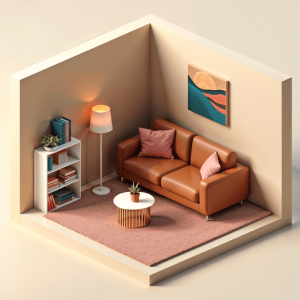 diseño de espacios de 25 a 50 m2